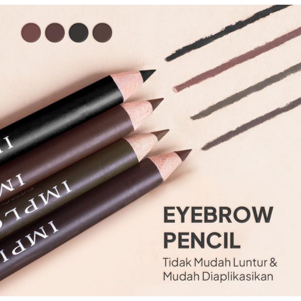 12PCS IMPLORA EYEBROW PENCIL IMPLORA PENSIL ALIS