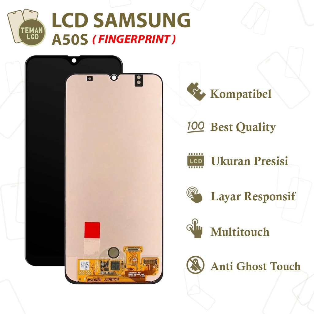 LCD Samsung A50S FINGERPRINT - Original 100% Fullset Touchscreen