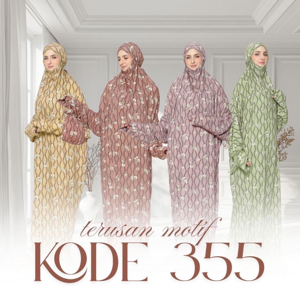 Mukena Hadramaut Motif Kode 355