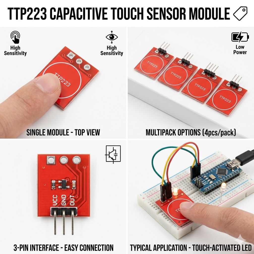 Modul saklar sentuh TTP223