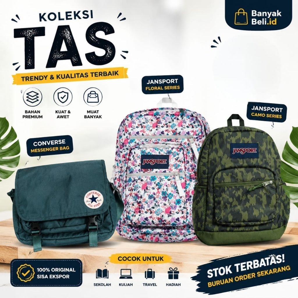Tas sekolah/kuliah/kerja