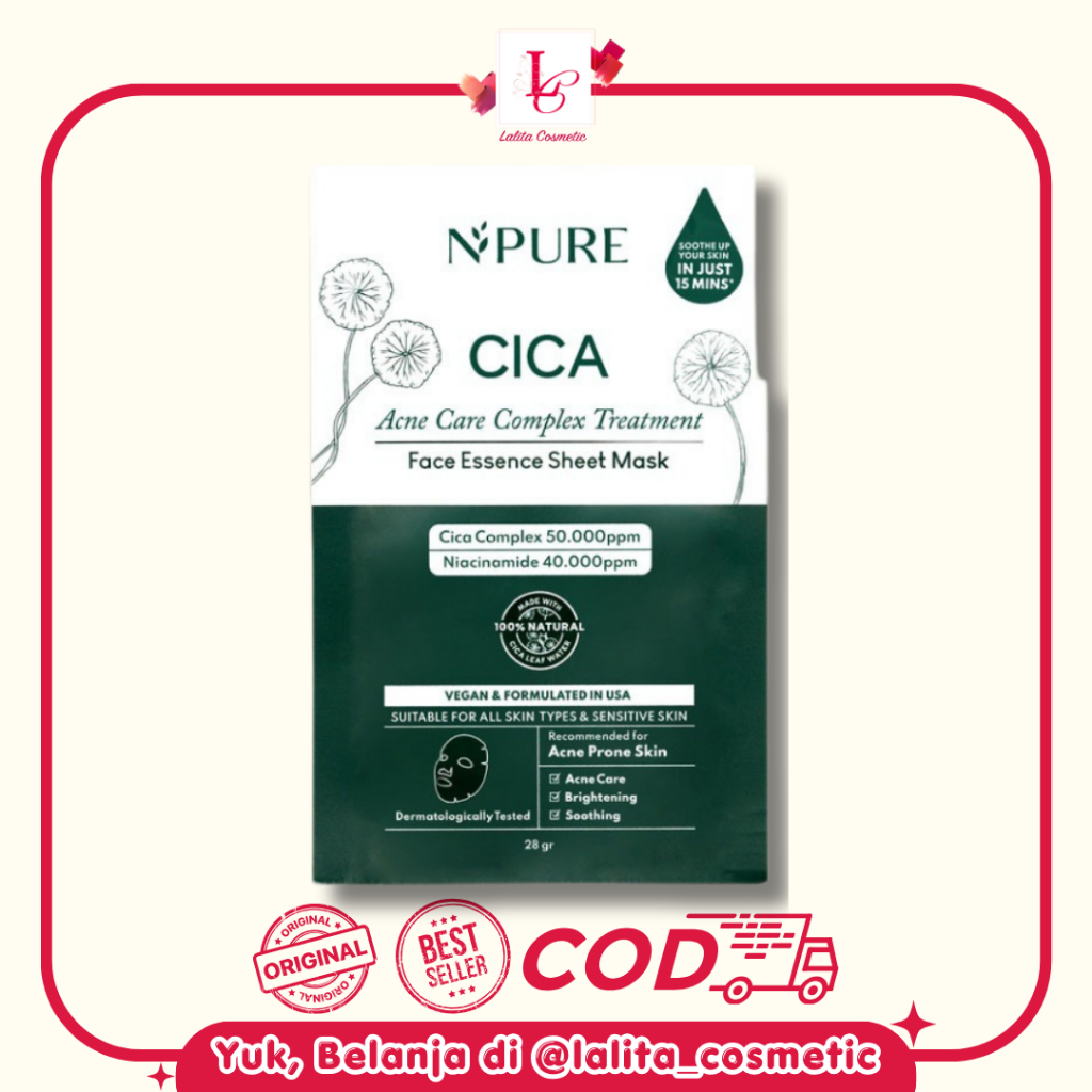 NPURE Centella Asiatica Sheet Mask