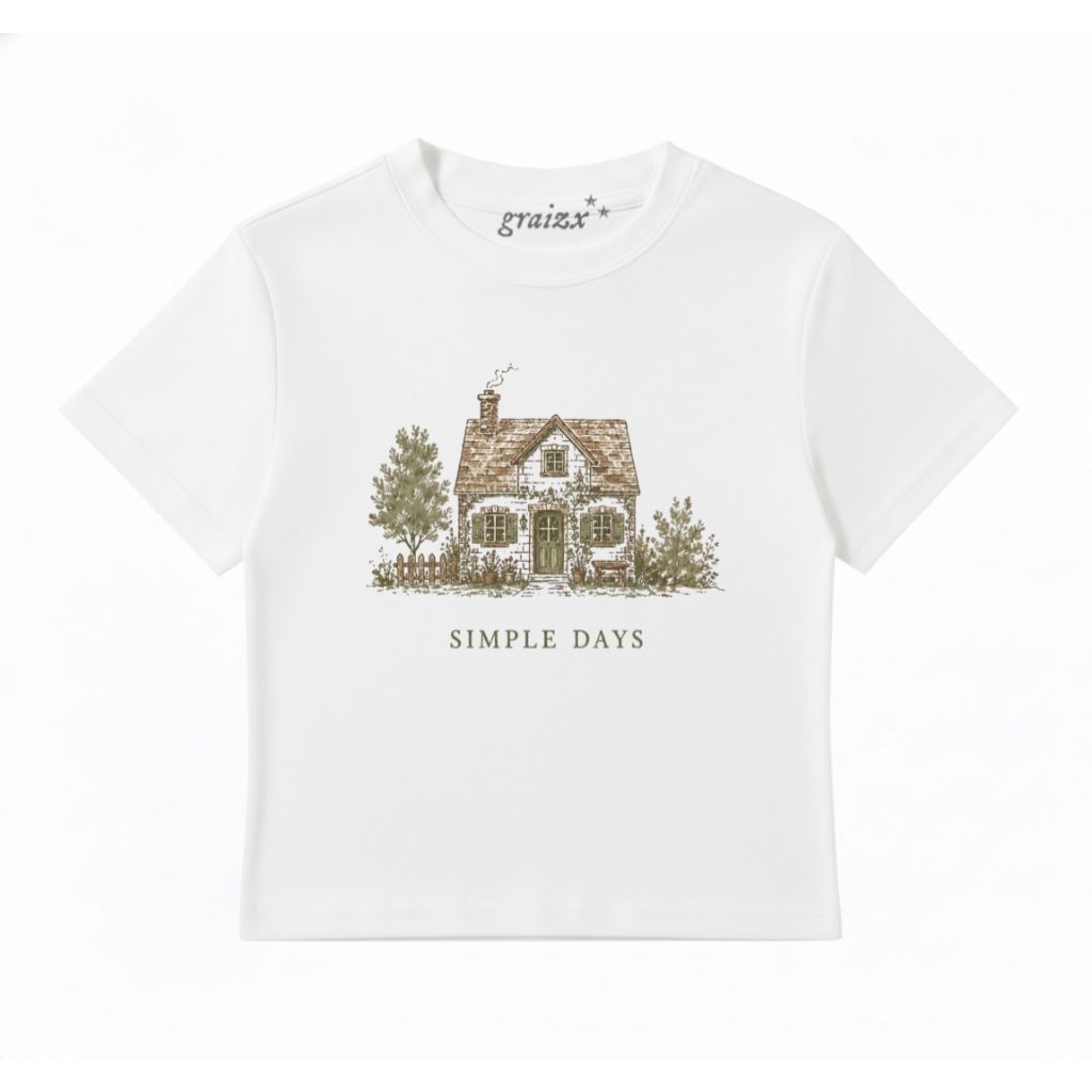 graizx - Simple Days Crop Top