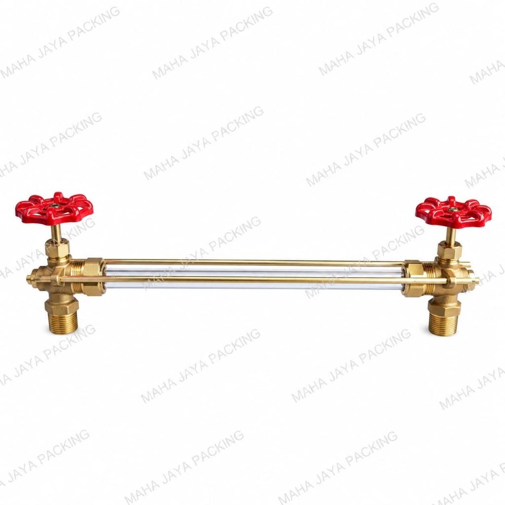 level glass indicator kuningan 3/4"×1 mtr