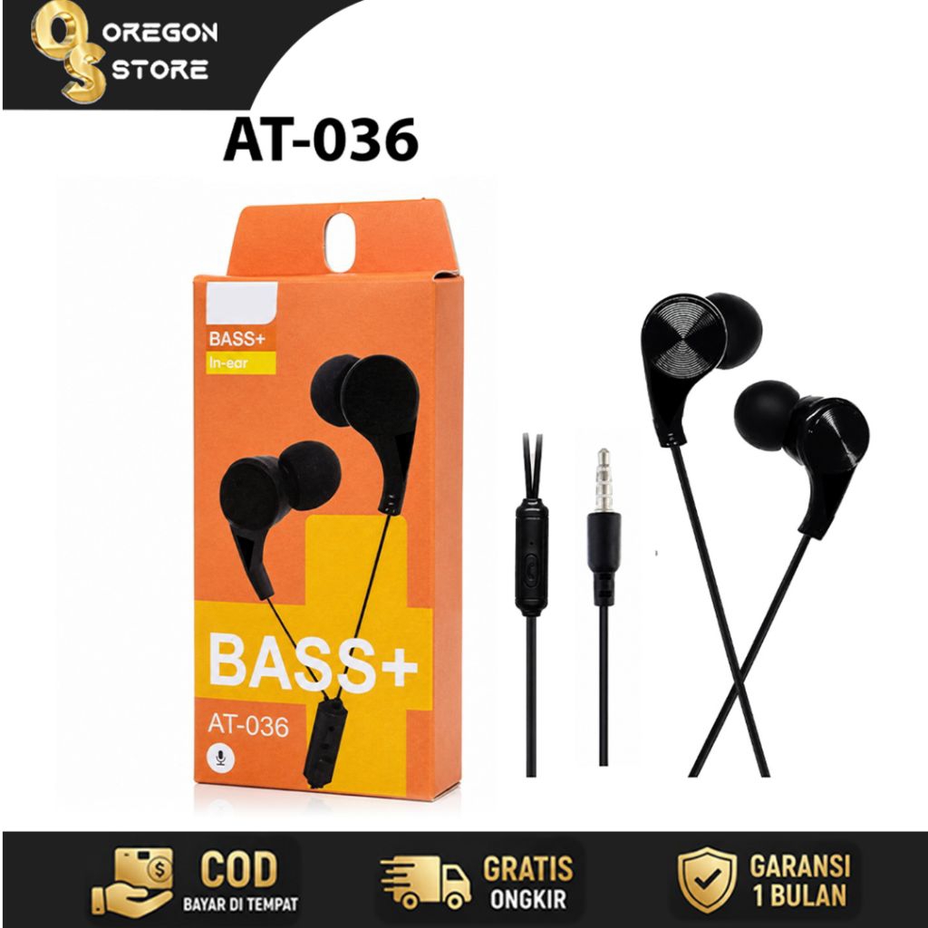 Headset AT-036 Full Bass