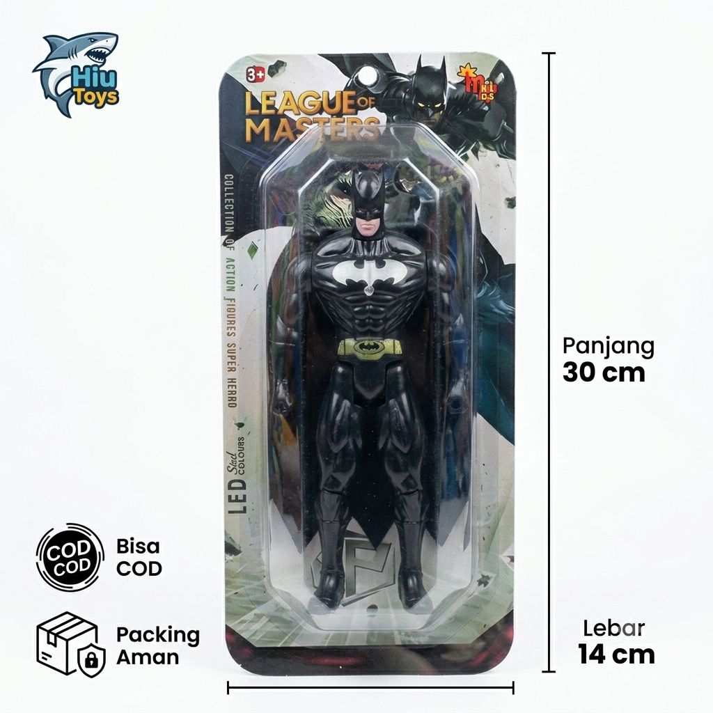 (BISA COD) MAINAN ROBOT BATMAN MIKA