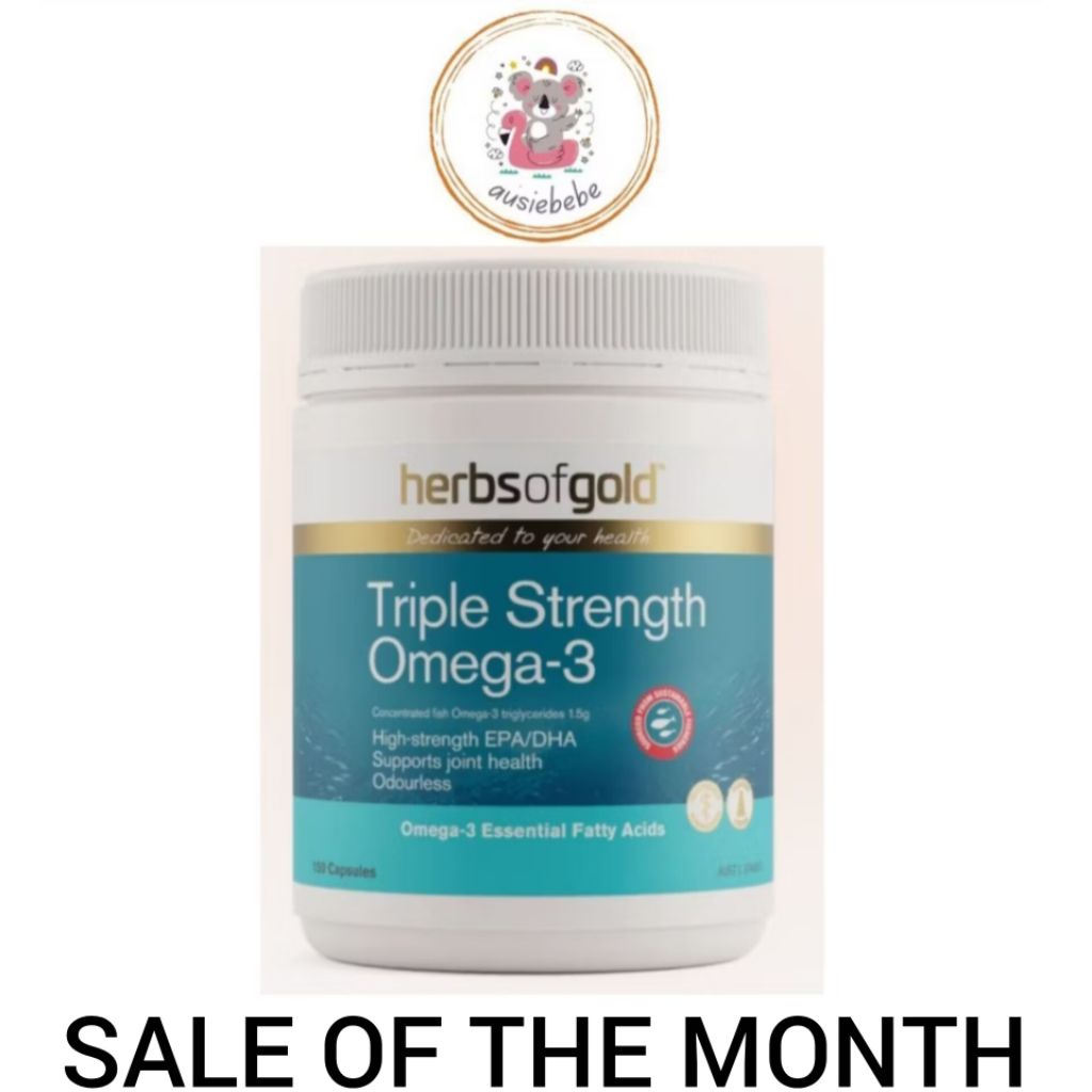Herbsofgold Triple Strength Omega-3 | 150 Capsules