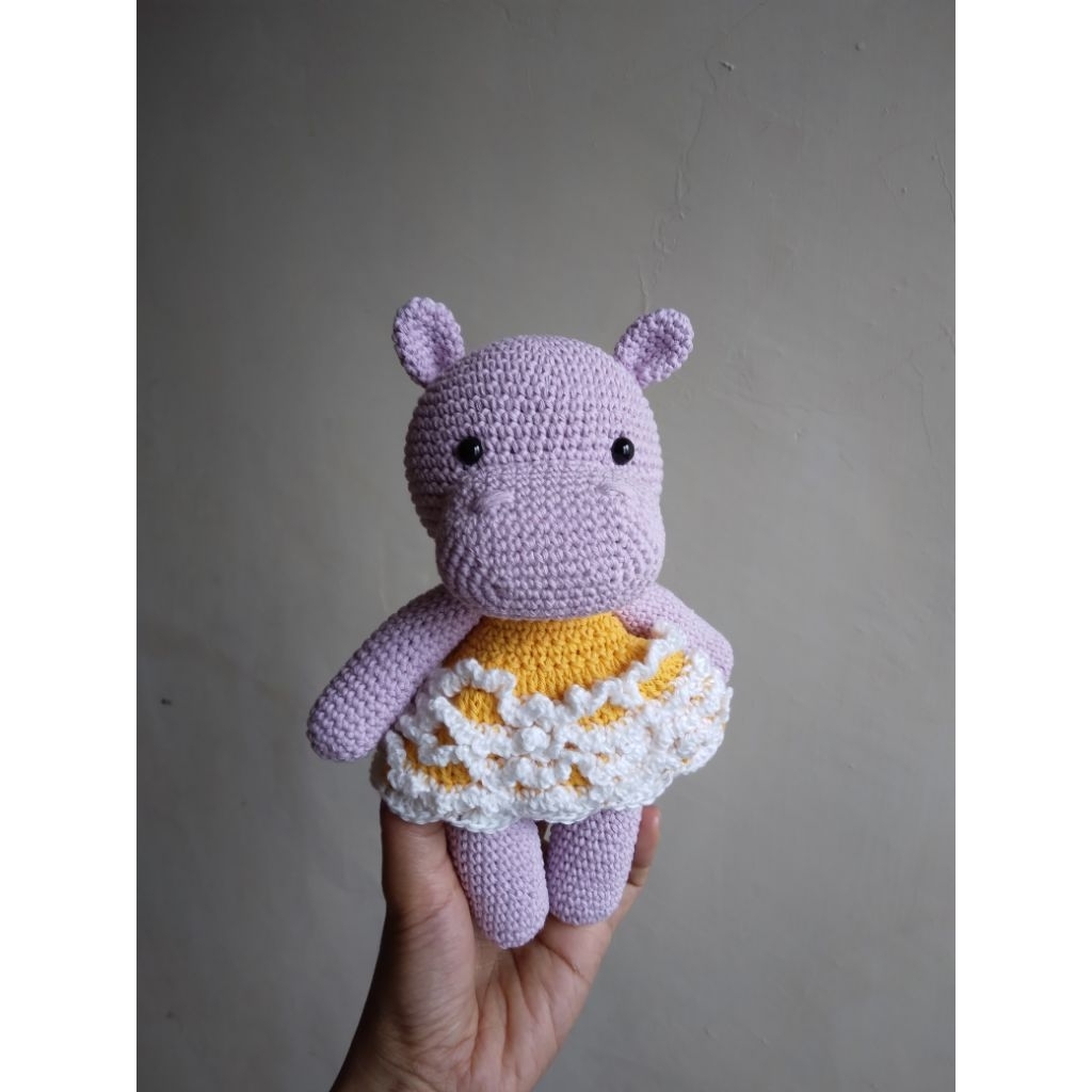 Boneka Rajut Kuda Nil (G)