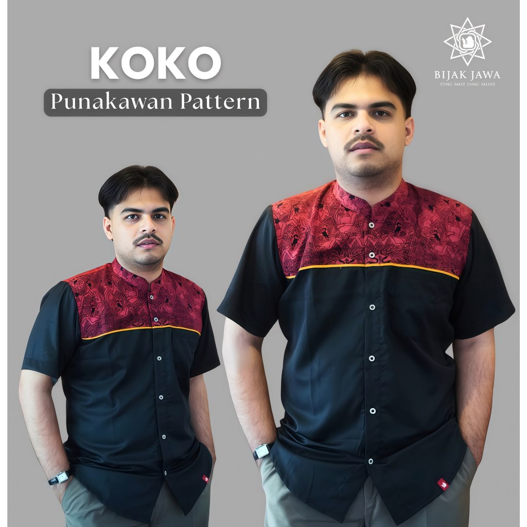BIJAK JAWA Koko Punakawan Pattern Pendek