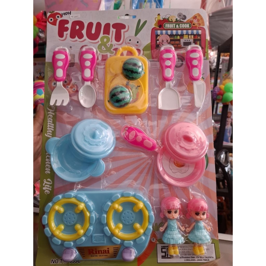 Mainan Anak Fruit And  Cook