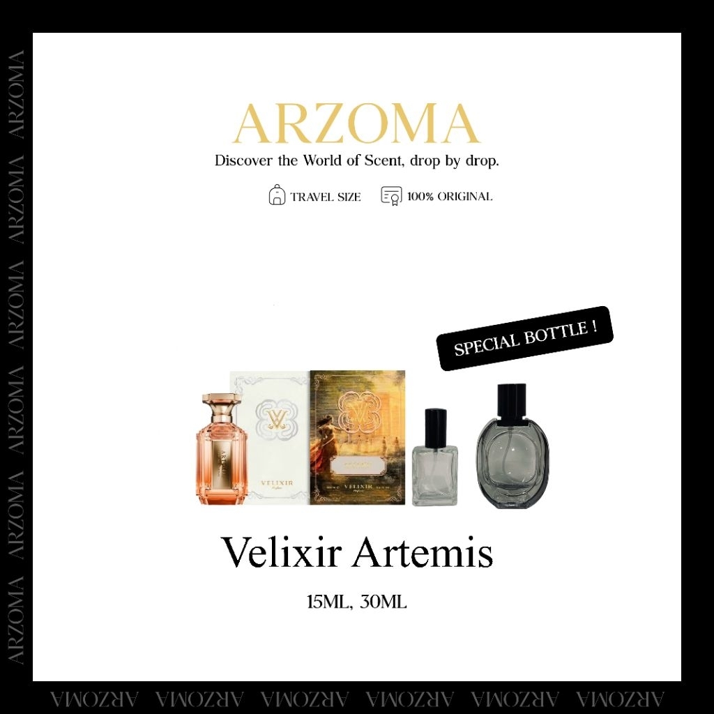 Decant Velixir Artemis 15ml dan 30ml