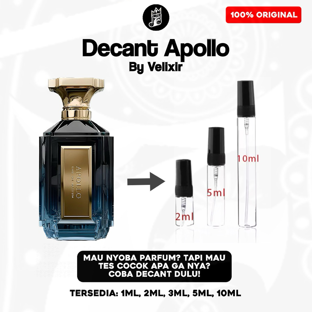 Decant Parfum Velixir Apollo EDP 1ml 2ml 3ml 5ml 10ml