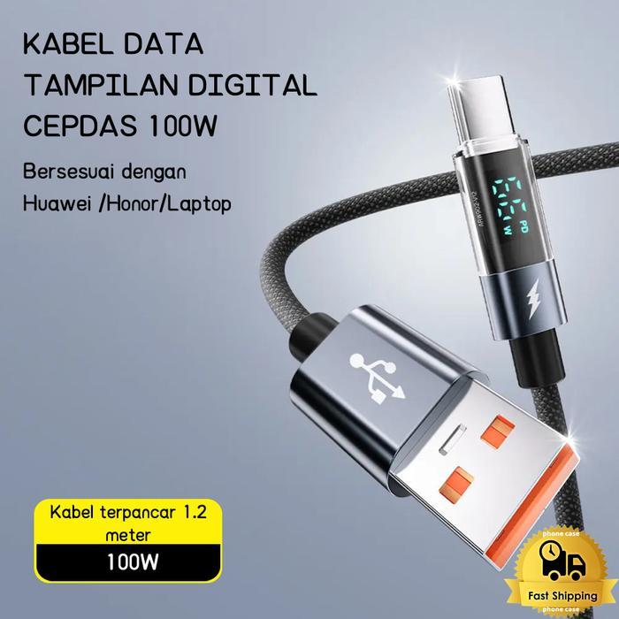 KABEL DATA PENGISIAN CEPAT TYPE - C