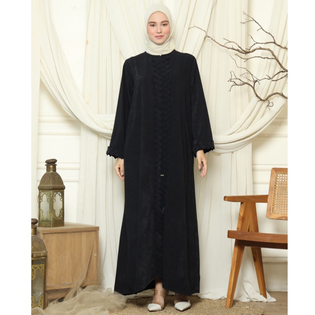 DIDEN GO Abaya Basic MD2 Simple Elegant bahan Katun Adem