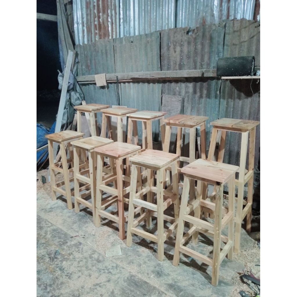 kursi/tangga jati Belanda
