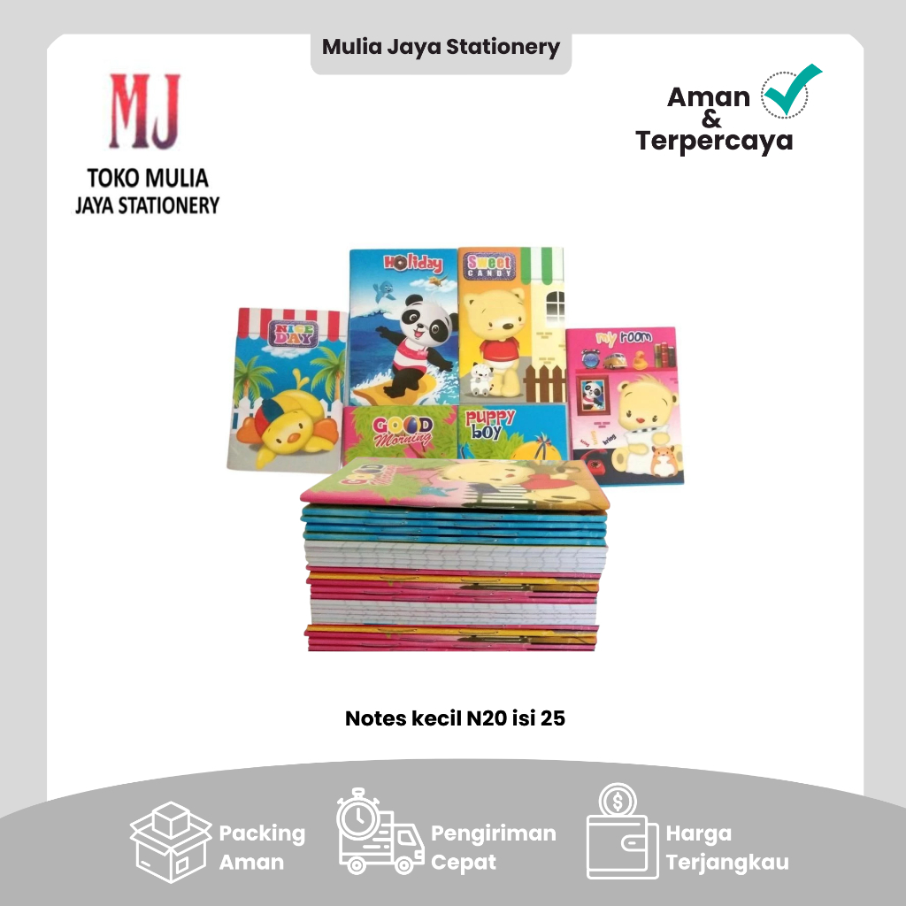 Notes kecil N20 isi 25