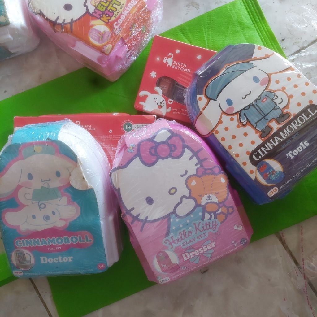 mainan koper set anak cinnamoroll