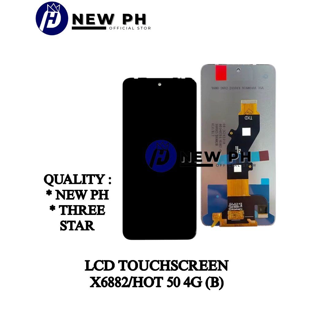 NEWPH _ Lcd Touchscreen X6882 / Hot 50 4g