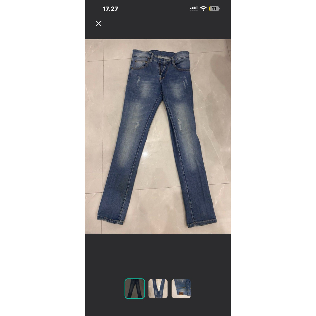 lee jeans biru