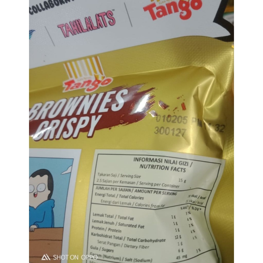 TANGO BROWNIES CRISPY 35 gr pouch