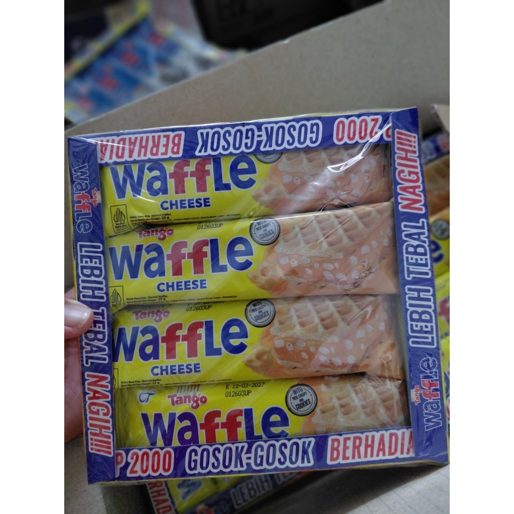 Tango Waffle Cheese 1 box / 12 pcs