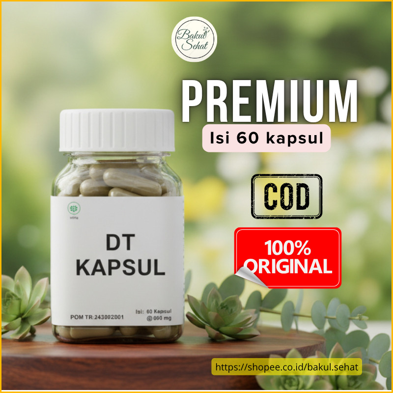 ( COD ) DT KAPSUL 100% ORIGINAL ISI 60 KAPSUL
