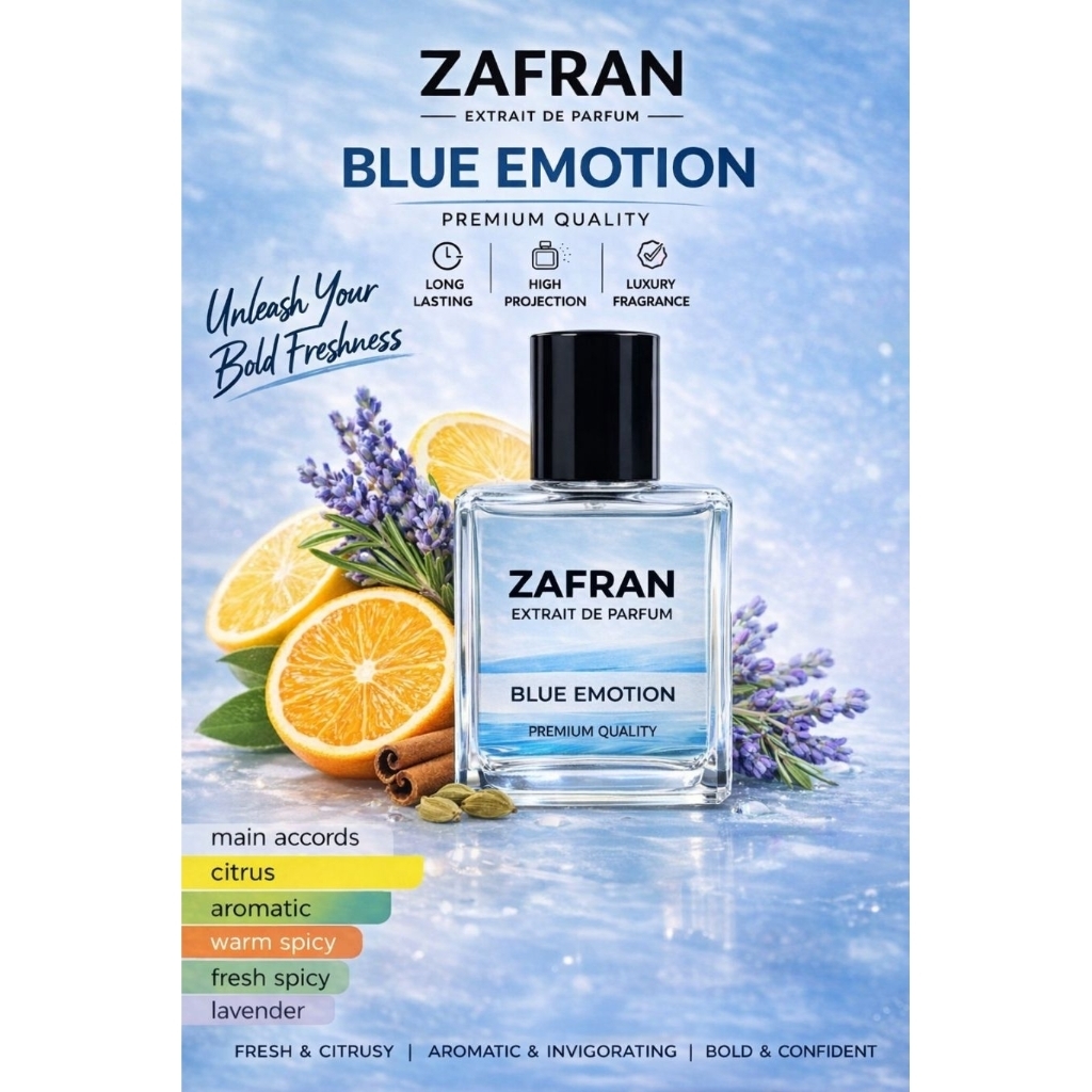 Parfum Blue Emotion 30ml 50ml Extrait De Parfum