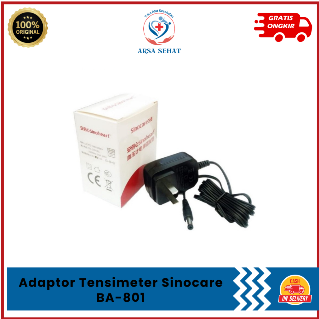 Adaptor Tensimeter Sinocare BA-801