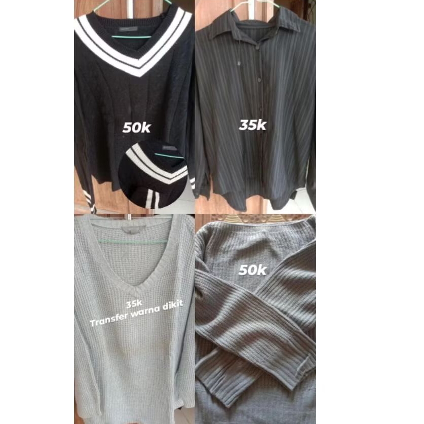 kemeja, blouse knit