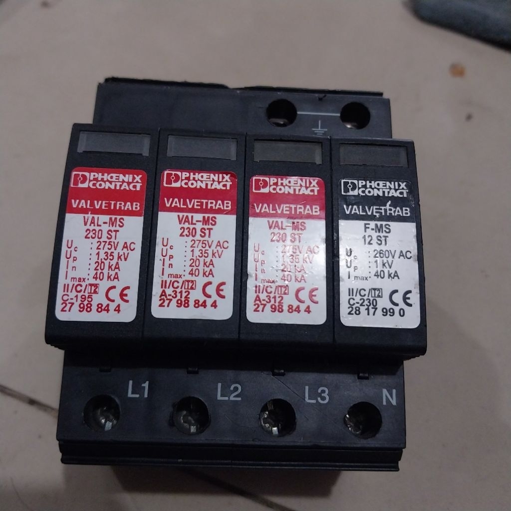 Arrester phoenix type VAL-MS 230 ST mulus normal original