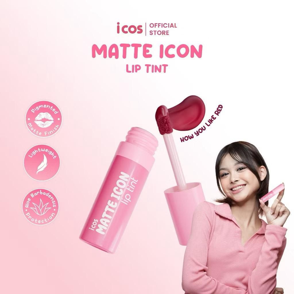 Icos Matte Liptint How You Like Red