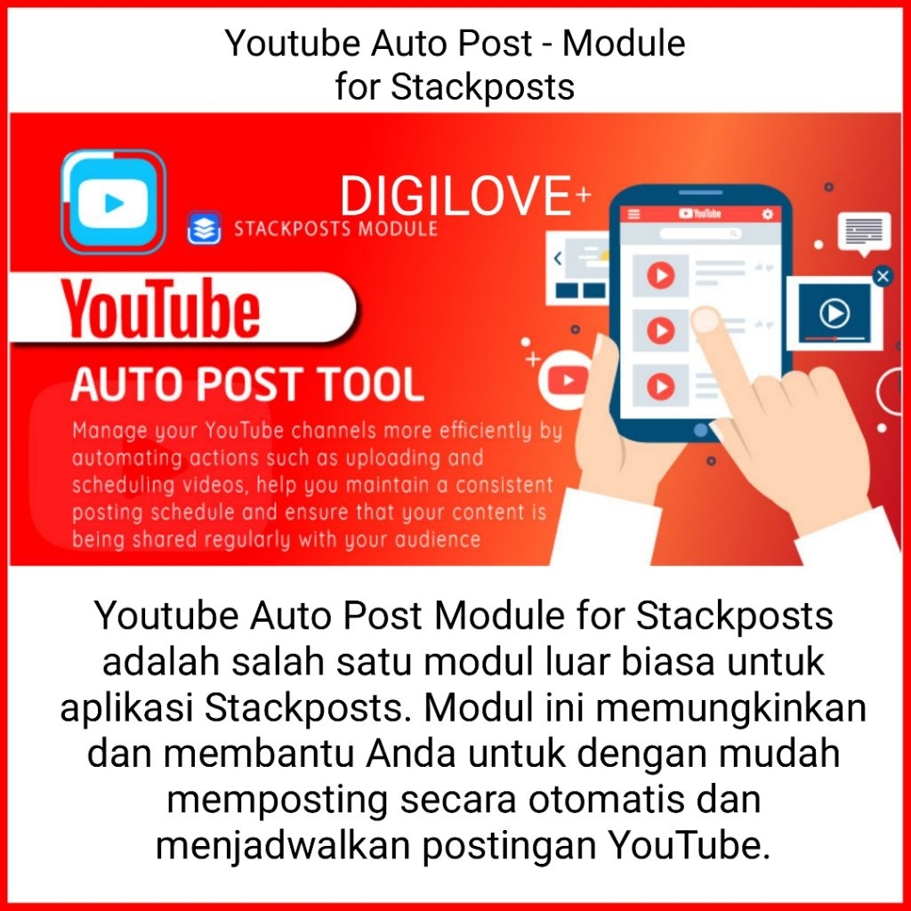 Youtube Auto Post - Module for Stackposts