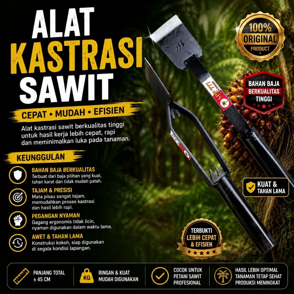 DODOS KASTRASI, DODOS BUNGA SAWIT