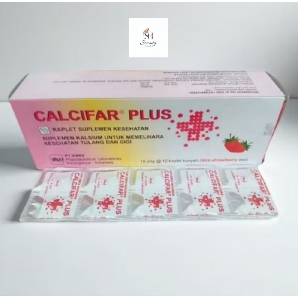 Calcifar Plus 1 Box isi 100 Kaplet