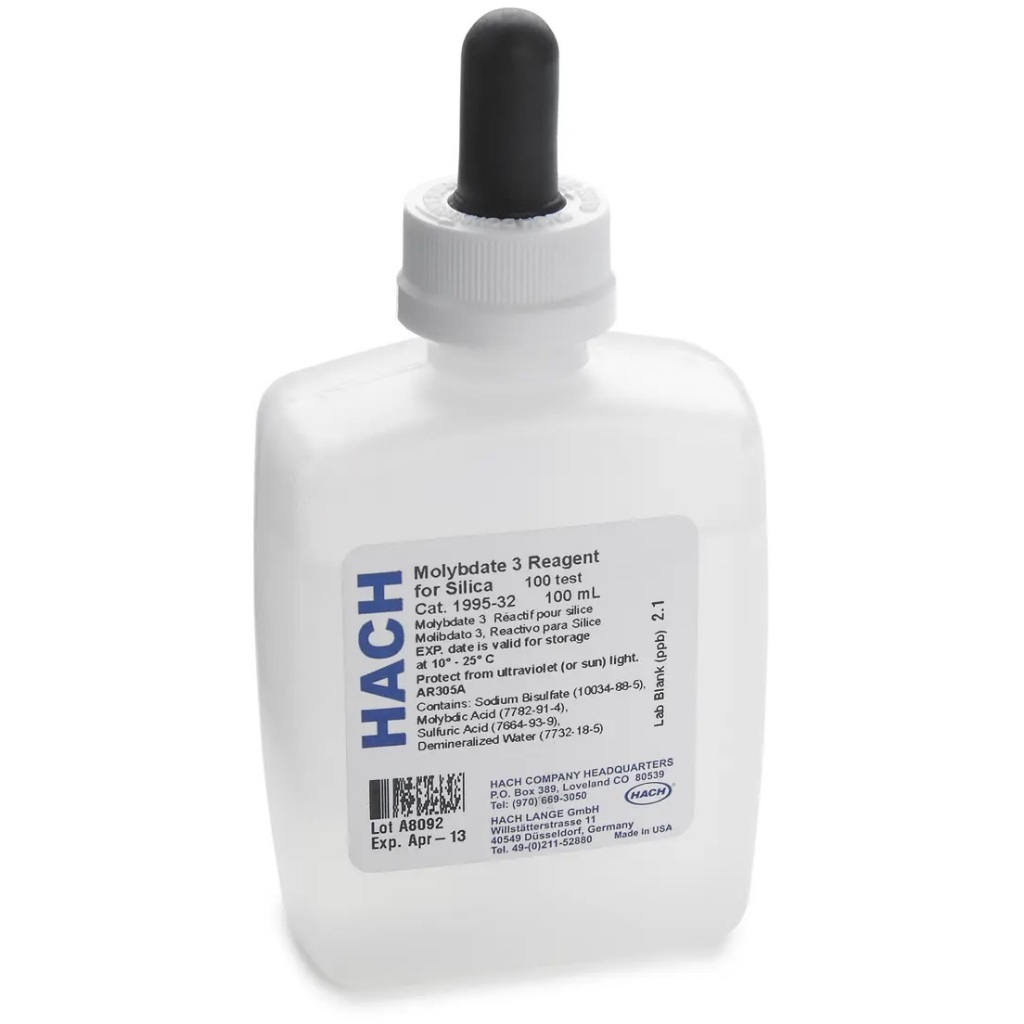 Hach 199532 Molybdate 3 Reagent Solution 100mL SCDB