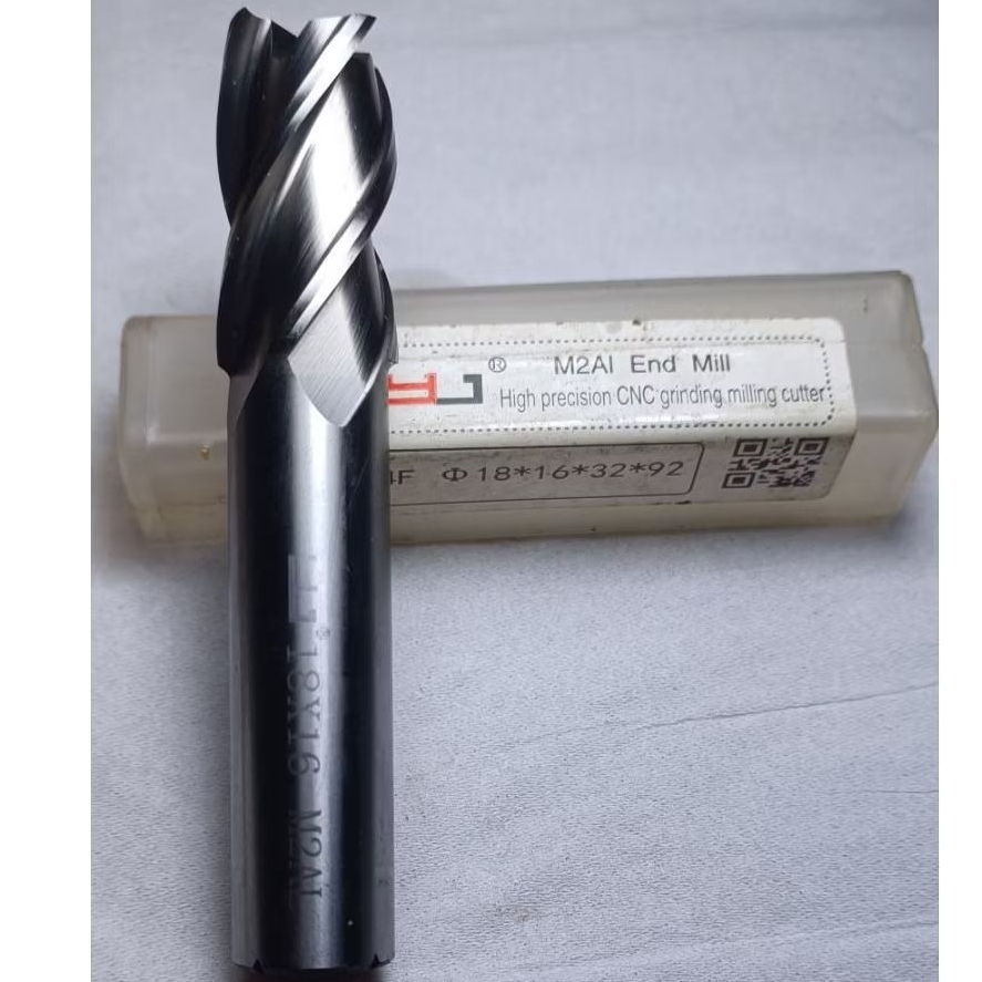 End Mill HSS 18mm 4f baru