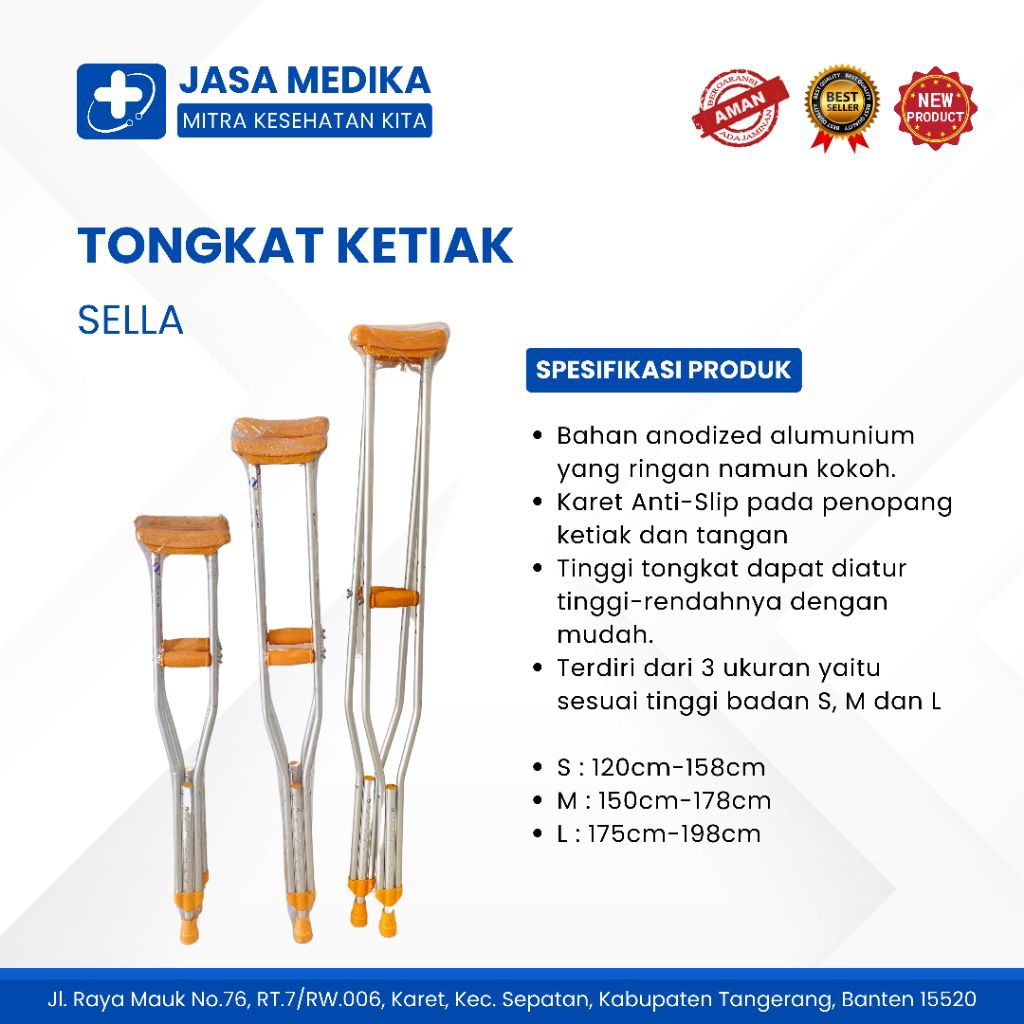 Tongkat ketiak Size M