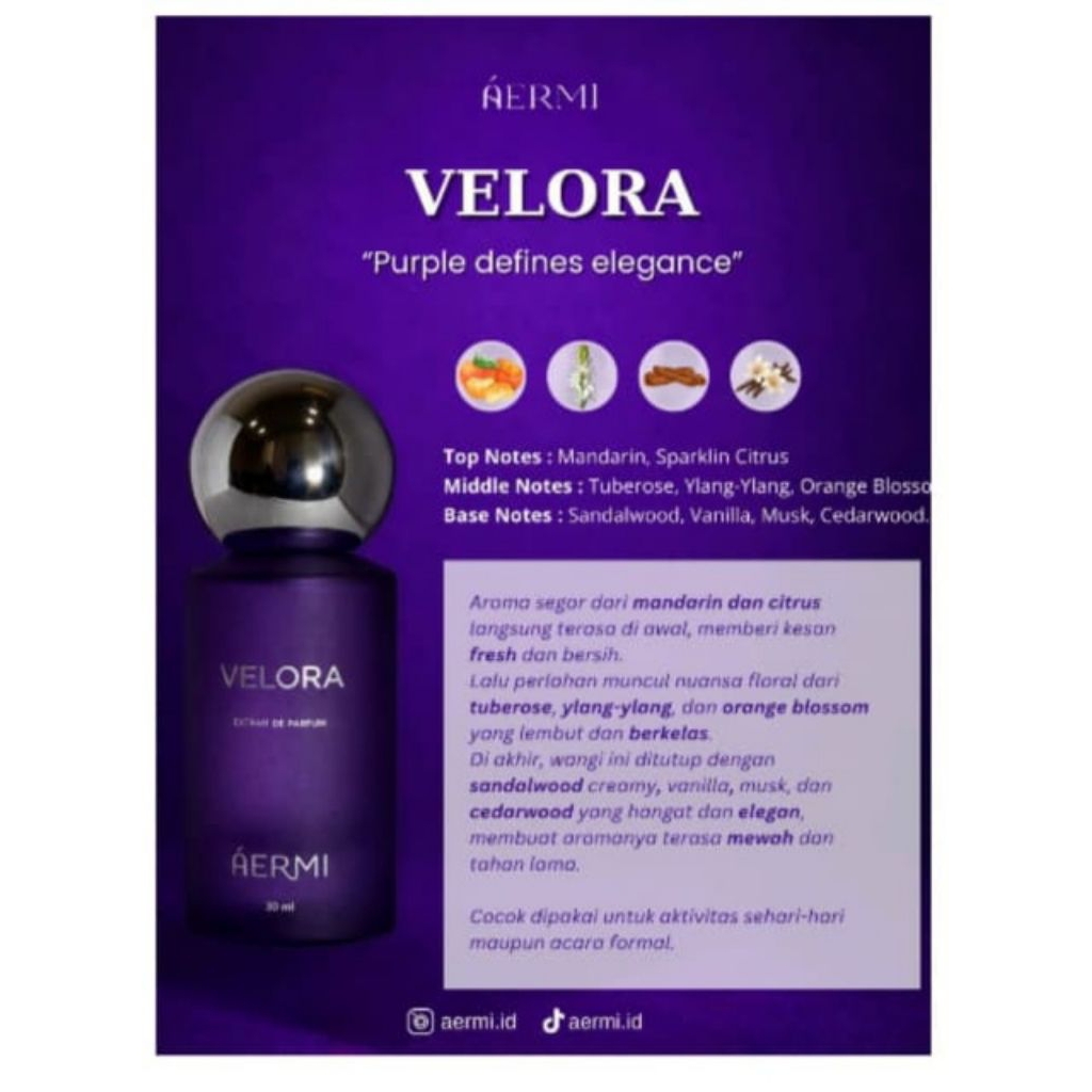 AERMU-Velora Extrait de Parfume 30ml