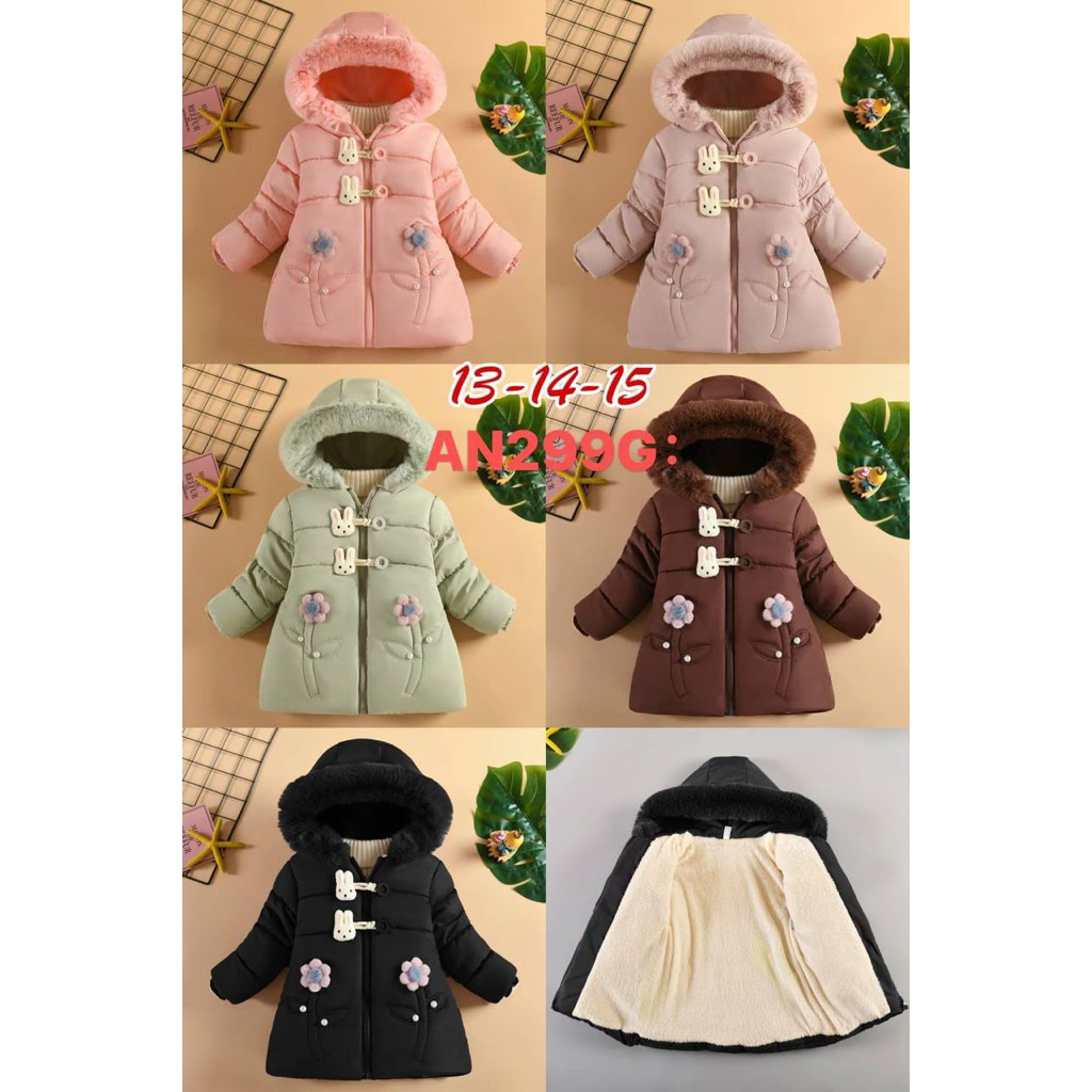 (COD) jaket kancing 2-4 tahun