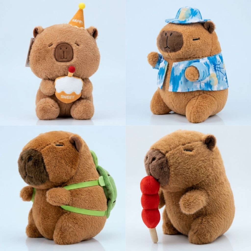 Most Fluffy Capybara Plush KKV OHSOME
