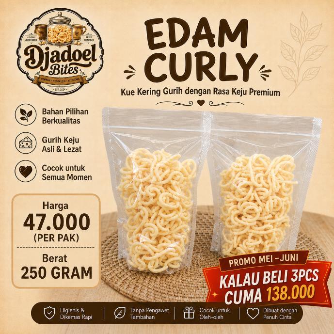 DJADOEL BITES : EDAM CURLY