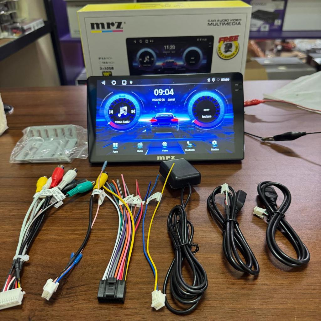 Headunit Android CarPlay MRZ 9/10 Inch Ram 2/32 Support AHD Camera