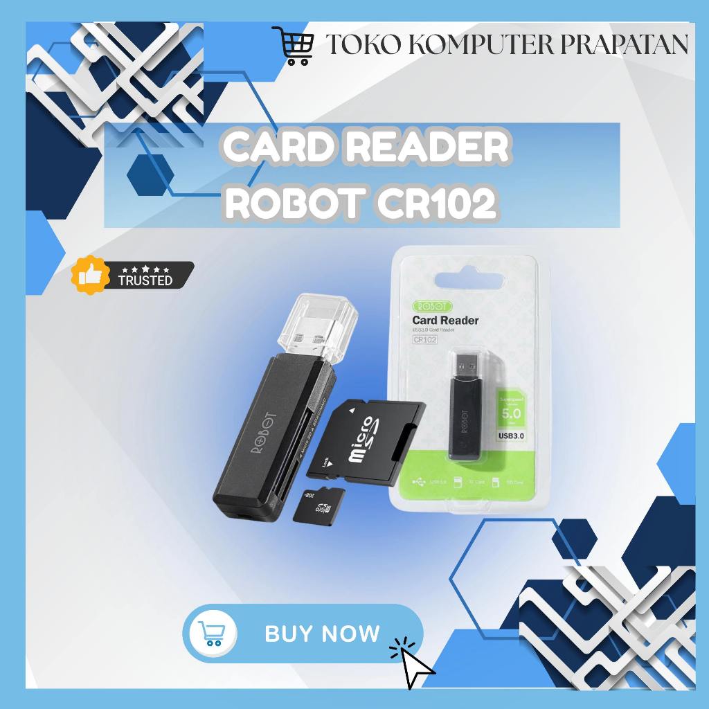 ROBOT CR102 Card Reader USB Multi Slot High Speed