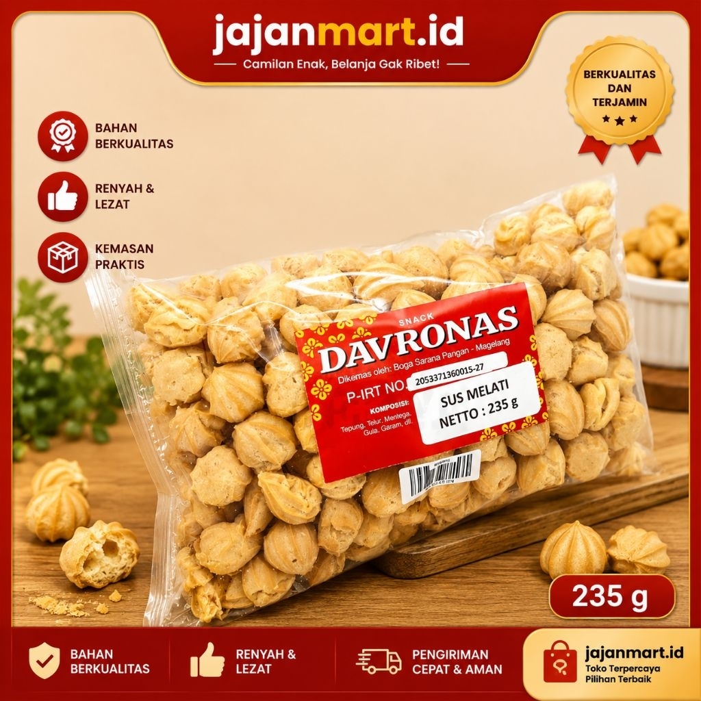 Soes Melati Davronas 225gram