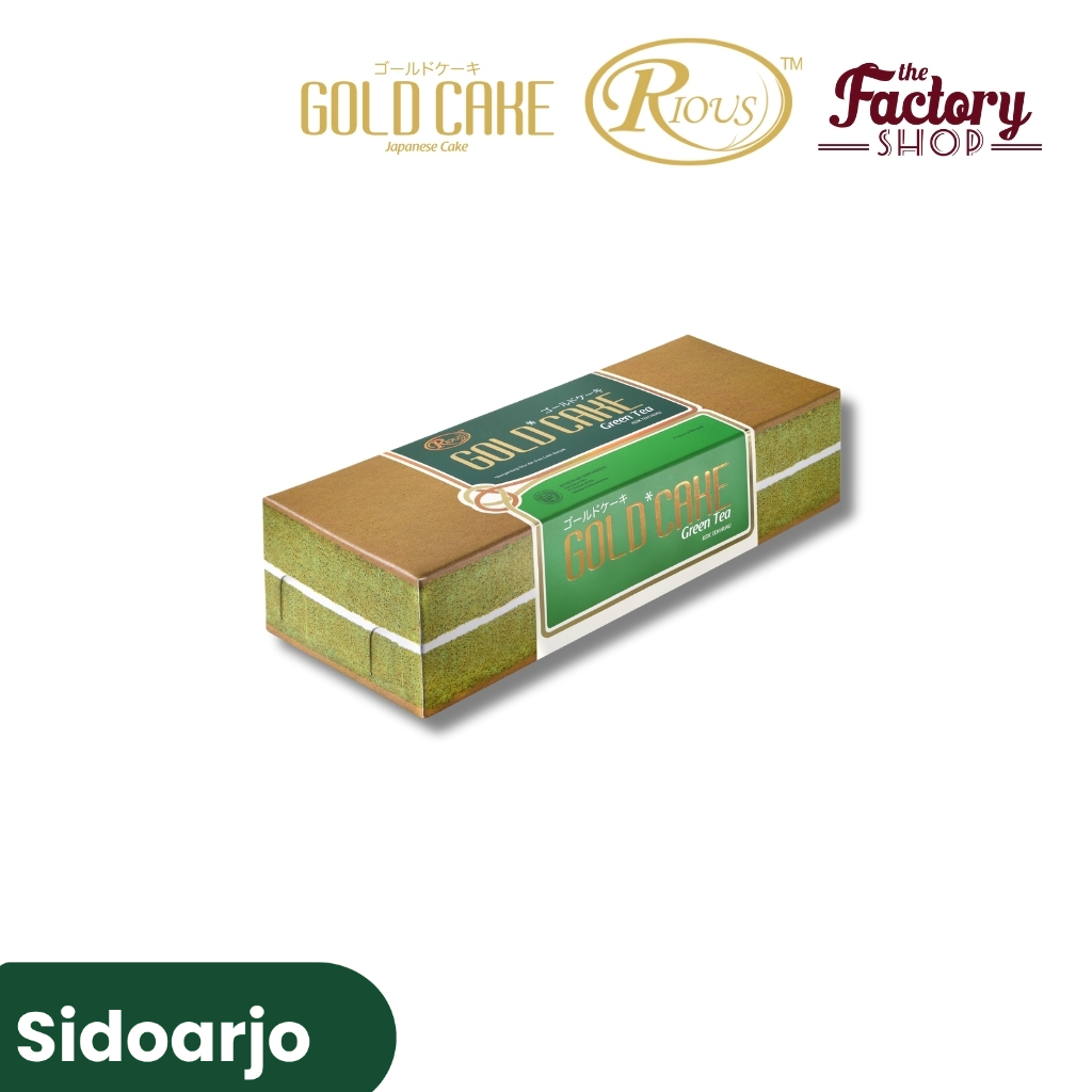 RIOUS GOLDCAKE GREENTEA MINI 200G[SIDOARJO]