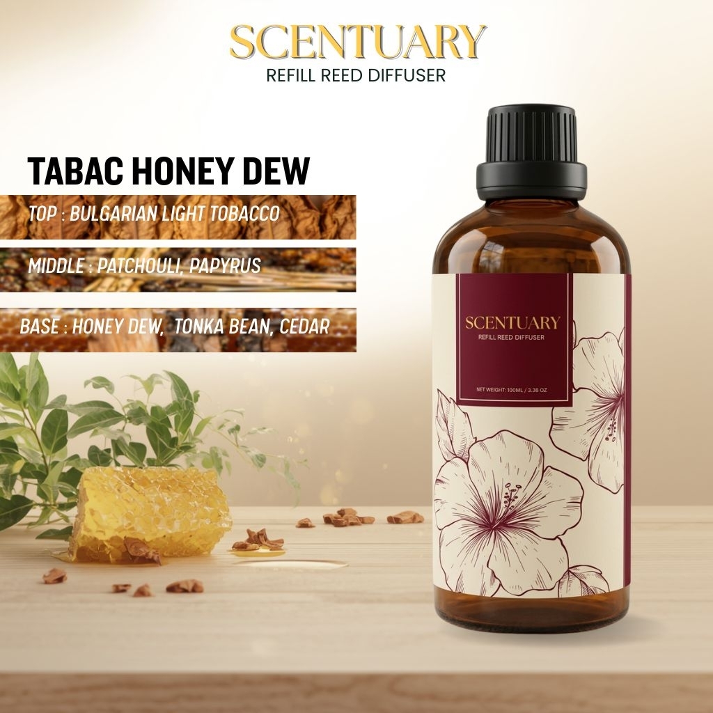 Reed Diffuser Refill | 100ml | Scentuary - Pewangi Ruangan Aromatherapy