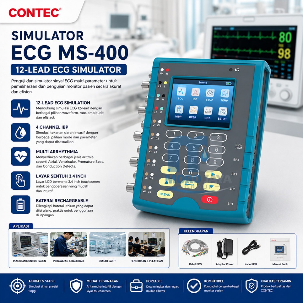 SIMULATOR EKG MS400 / SIMULATOR ECG MS-400 CONTEC