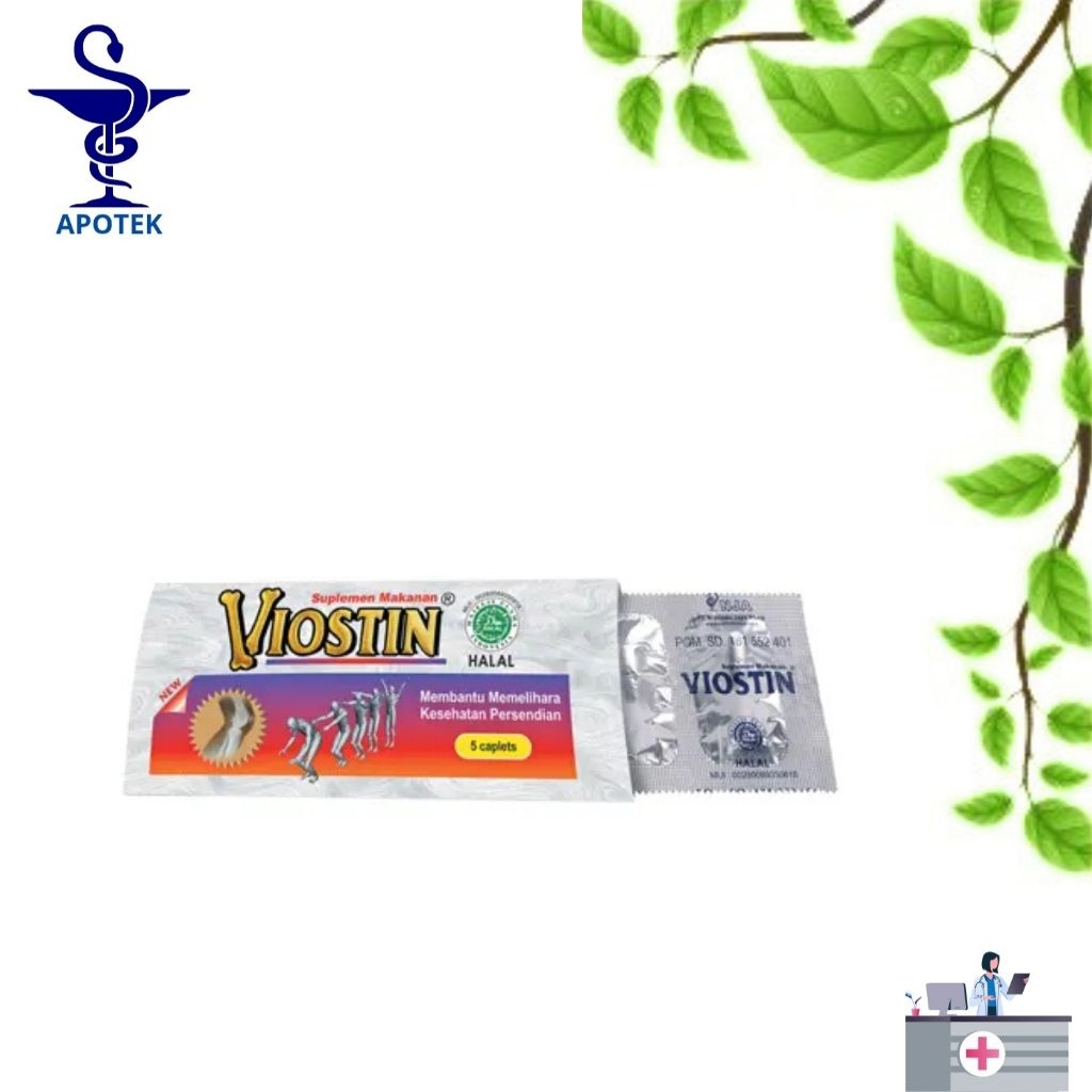 VIOSTIN suplemen sendi - PERSTRIP 5 kaplet