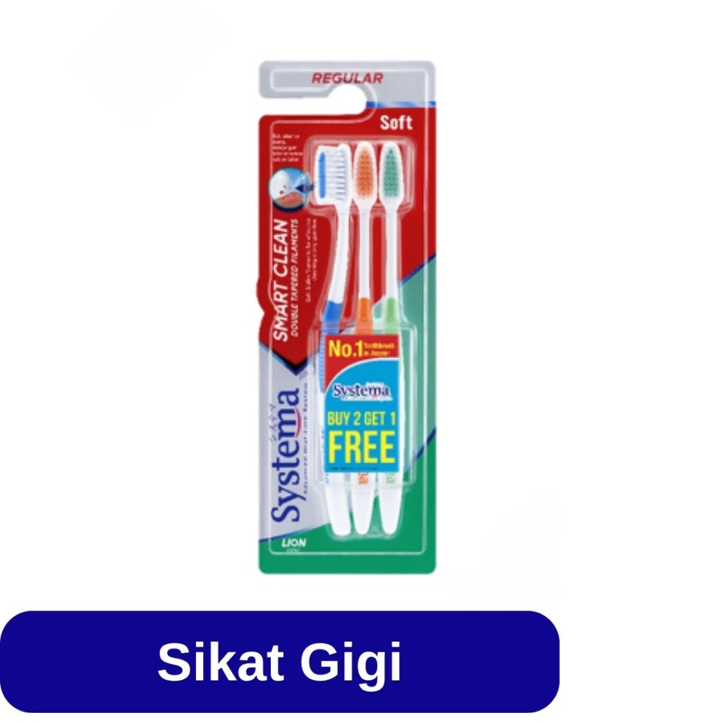 Sikat Gigi Systema Isi 3