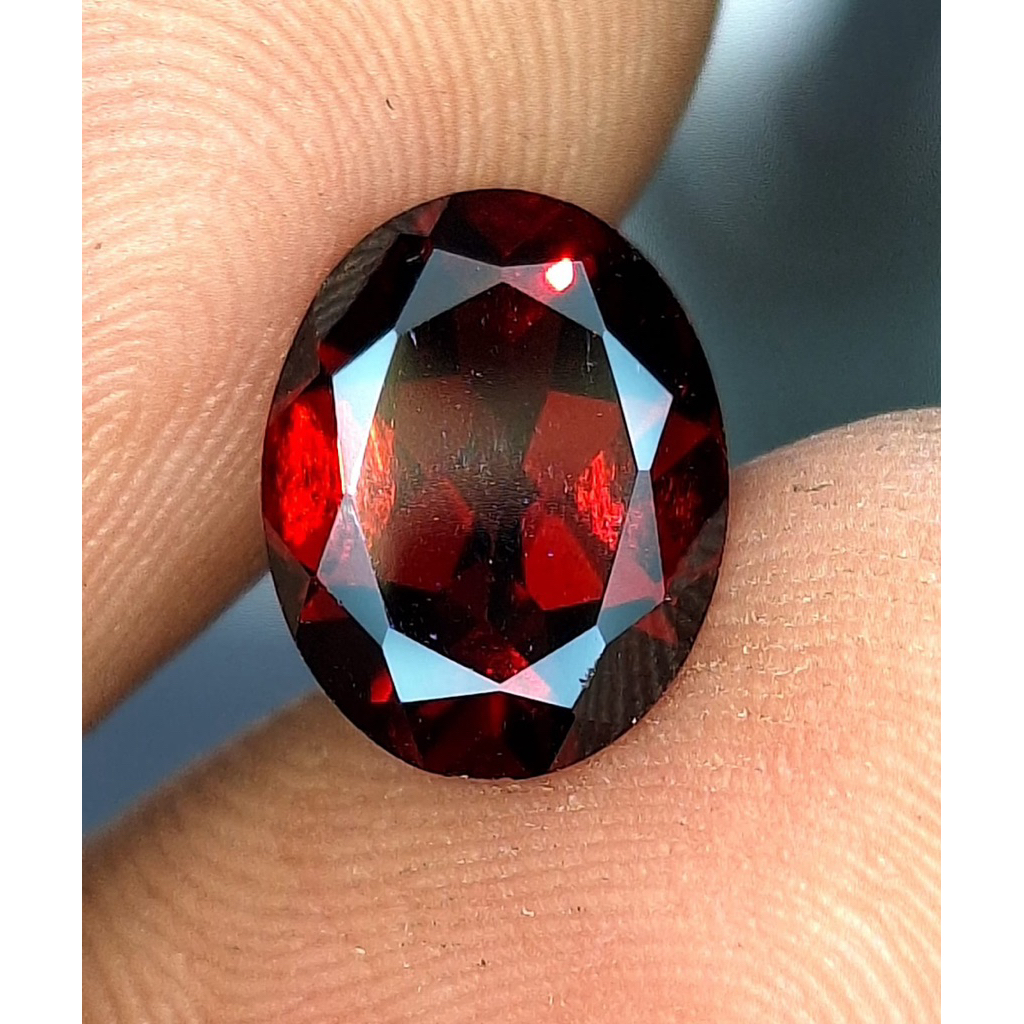 natural red garnet